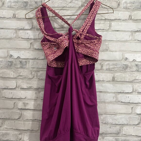 Lululemon Nouveau Limits Tank Top in Miss Mosaic Peach Fuzz Regal Plum - Picture 5 of 9